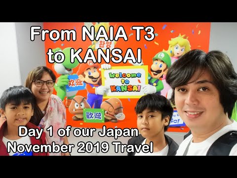 Akieon Travels: Osaka / Kyoto - November 2019 Travel - Day 1 - NAIAI T3 & KIX