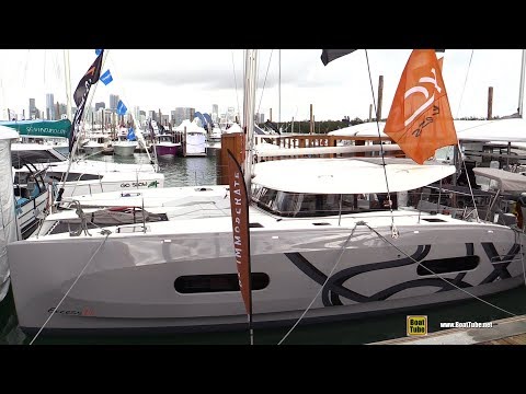 2020 Excess 11 Sail Catamaran - Walkaround Tour - 2020 Miami Boat Show