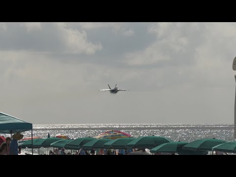 Blue Angels Sneak Pass Pensacola Beach 7/5/23