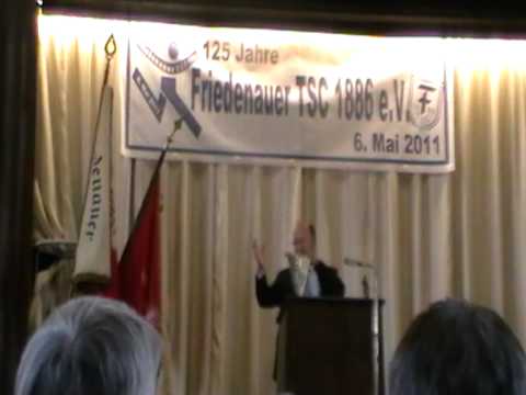 Friedenauer TSC 125 Jahrfeier - Rede von Dr. Herbert Dierker