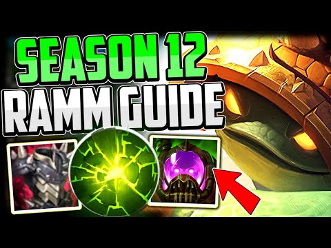 How to ACTUALLY Play Rammus & CARRY Season 12 + Best Build/Runes | Rammus Guide League of Legends