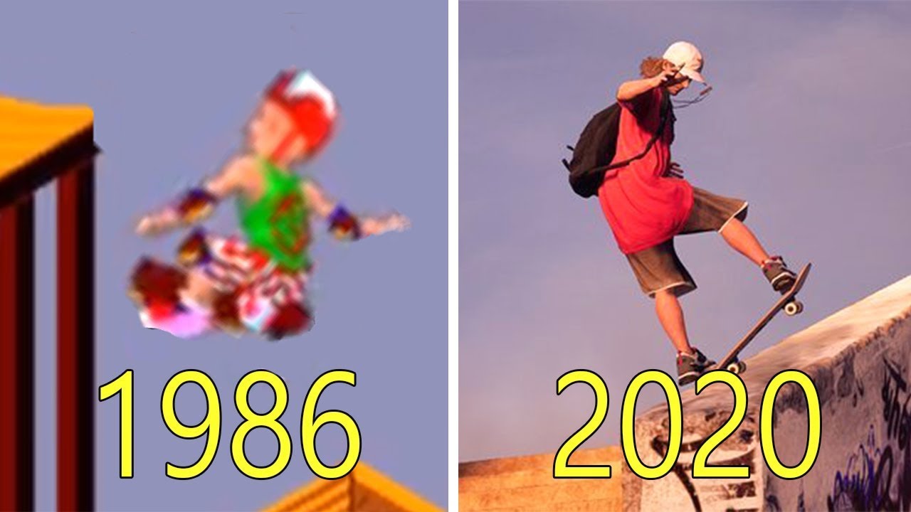 Evolution of Skateboard Games 1986-2020