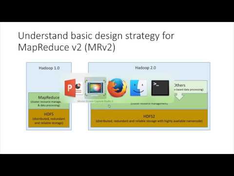 Hadoop Certification - CCAH - Understand basic design strategy for MapReduce v2 (MRv2)