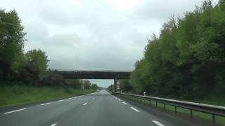 preview picture of video 'Driving On The N164 From Rostrenen To Gouarec, Côtes-d'Armor, Brittany, France 18th May 2012'