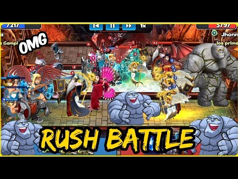 Monster Size Golem 🔥 Makes Rush Battle! 🔥 Castle Crush