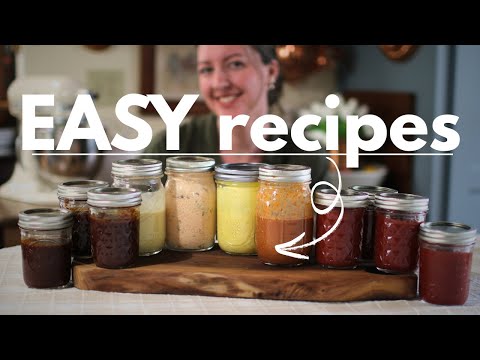 How to Make HOMEMADE CONDIMENTS | EASY From Scratch Recipes