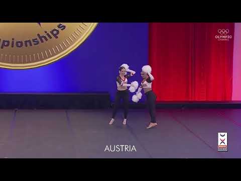 2023 ICU Worlds 2023 Pom Doubles  - Team Austria