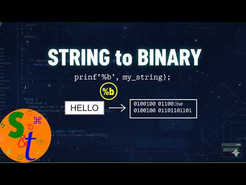 C Program String To Binary Conversion Using Printfb Specifier