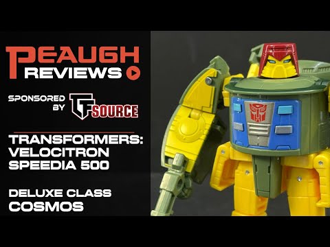 Video Review: Transformers Velocitron Speedia 500 - Deluxe COSMOS
