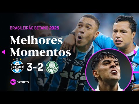 GRÊMIO "AJUDA" O FLA E AFASTA VERDÃO DO TÍTULO BRASILEIRO! GRÊMIO 3X2 PALMEIRAS | MELHORES MOMENTOS