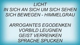 Goethes Erben - Himmelgrau Lyrics