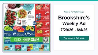 Brookshire's Weekly Ad (7/29/26 - 8/4/26) Top Deals