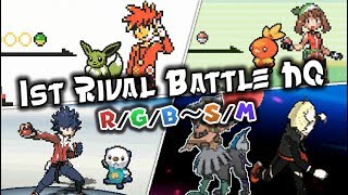 Pokemon All First Rival Battles (1996 - 2016) [HQ]