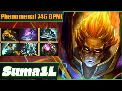 Suma1L Invoker Mid ⚡ Rad 746 GPM! Dota 2 DotaPulse Highlight Gameplay
