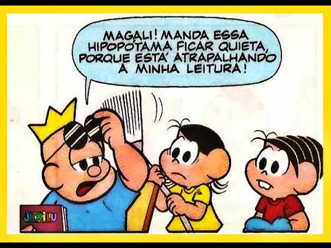 Mônica e Magali em - Sorvete caro demais - Quadrinhos Turma da Mônica