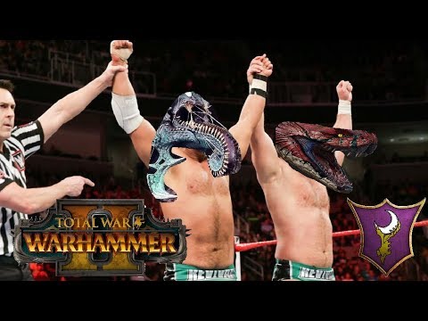 Dark Elves vs Chaos | HYDRA & KHARIBDYSS PARTY - Total War Warhammer 2