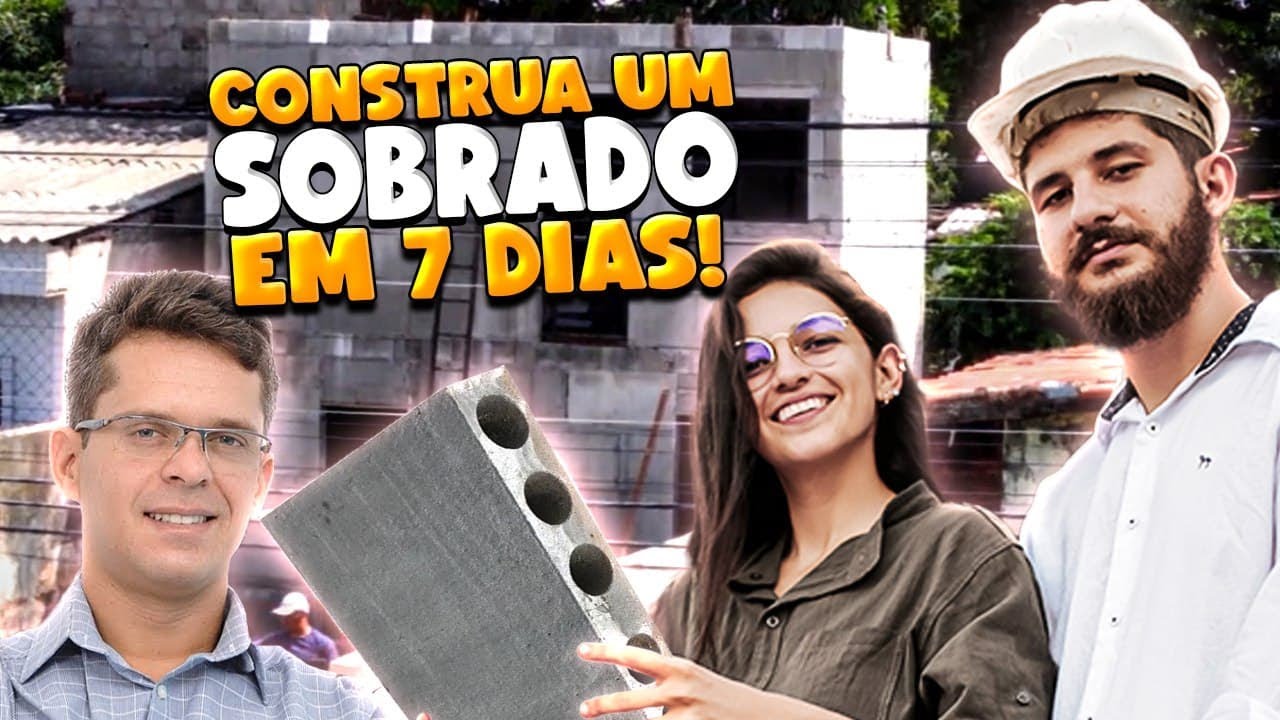 BLOCO DE CONCRETO CELULAR CONSTRUIR 84% MAIS BARATO E 46% MAIS LEVE