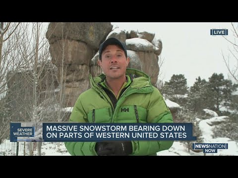 Massive snowstorm slamming parts of Colorado; 2,000 flights canceled in Denver