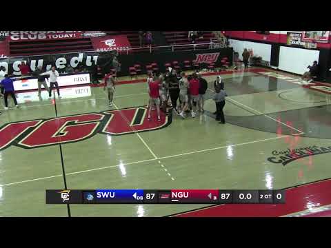 Jalon Cokley Game-Winning Shot in Double Overtime - NGU Men's Basketball 2020-21