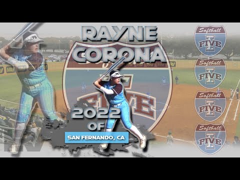 2022 Rayne Corona Outfield (4.4 GPA) Softball Skills Video -I5