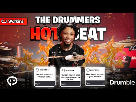 How Do I Become A Good Producer? | Drummers Hot Seat Ft. C.J. Watkins