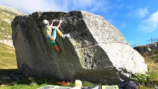 Video thumbnail of L'edile, 7a. Gottardo