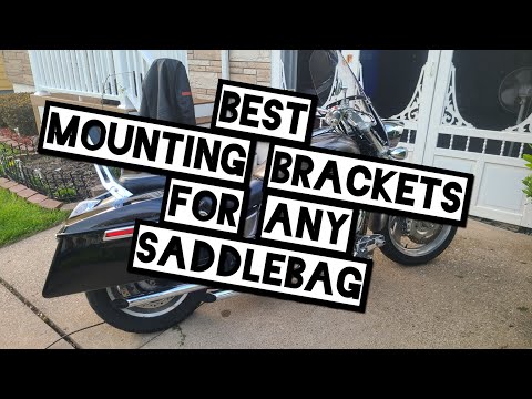 How to Install ANY Kind of Bags to your Bike!  What I run on my Honda VTX 1800c