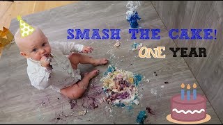 SMASH THE CAKE - Aaron 1 år