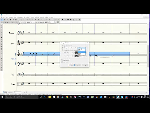 Easy way to change note durations - Finale 2014.5 on Windows 10