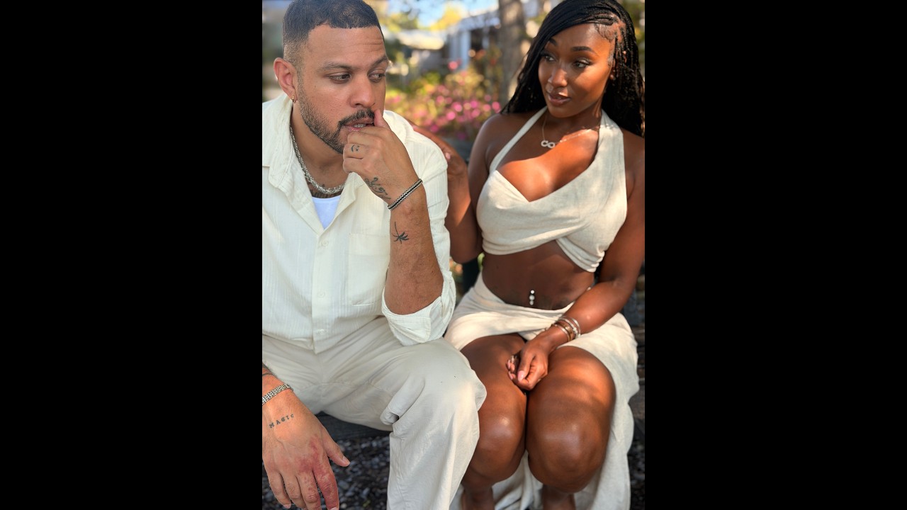 When Shardae asks Rone where he has been writing his script and he lies!
