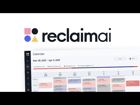 YouTube video about Reclaim.ai