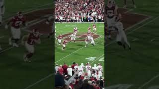 Jackson Arnold SEALS the Oklahoma Sooners Win! #boomersooner #shorts