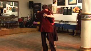 Sid Grant and Gayle Madeira perform improvised Argentine tango at the ORI Conference