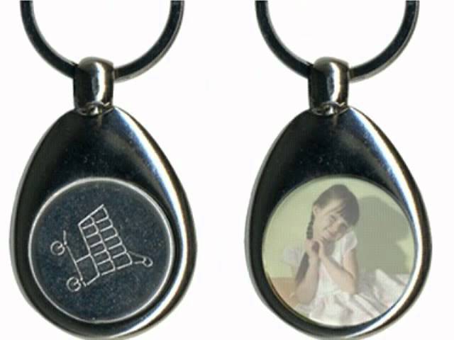 Vídeo relacionado con Mygoodprice Llavero de Metal con Ficha Magnética Personalizado Original con su Foto