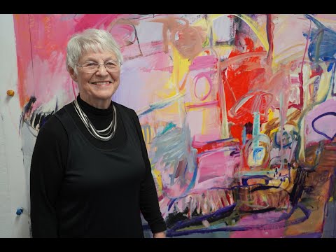 Painting With a Purpose: Artist Jean Banas - Abstract Expressionist