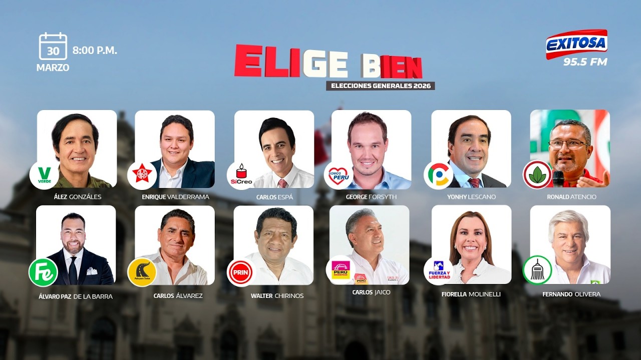 🔴🔵#EligeBien ✅| DEBATE PRESIDENCIAL 2026: SEGUNDA JORNADA