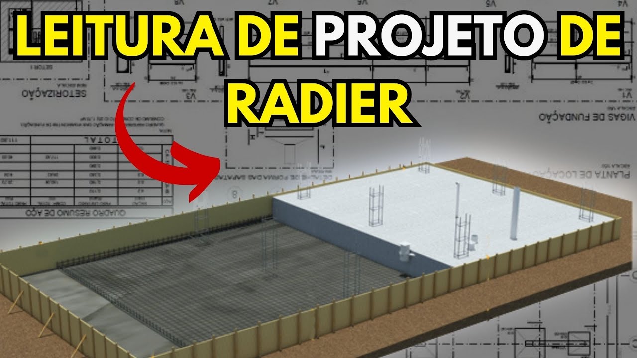 LEITURA E INTERPRETAÇÃO DE PROJETO DE RADIER I Projeto e detalhamento de fundação RADIER SIMPLES