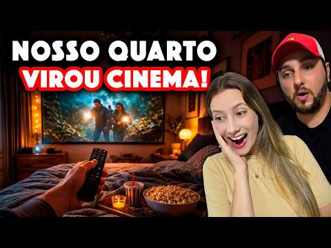 CRIAMOS UM CINEMA EM CASA + ITENS ESSENCIAIS PARA O NOSSO APÊ EM CURITIBA!