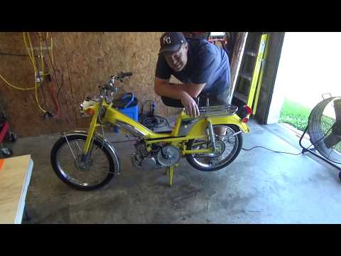 Motobecane Moped Restoration Ep. 12.  Start and Ride.