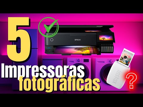 5 melhores impressoras fotográficas! Impressora portatil vale a pena? Guia COMPLETO 2026!