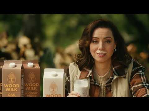 Wood Milk - Got Wood? -Aubrey Plaza's Newest Product - Got Milk? Commercial