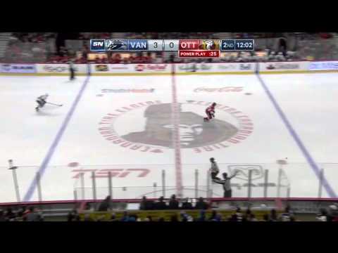 NHL 2014 12 07 Vancouver Canucks vs Ottawa Senators
