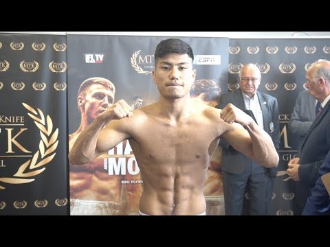 THE KAZAKH SENSATION! SULTAN ZAURBEK v SERGIO GONZALEZ OFFICIAL WEIGH IN & HEAD-TO-HEAD