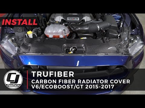 2015-2017 Mustang Install: Trufiber Carbon Fiber Radiator Cover