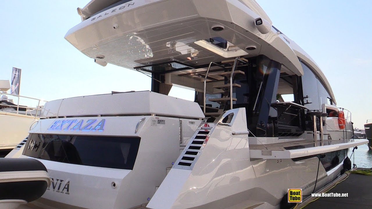 2019 Galeon 650 SKY – Deck and Interior Walkaround 