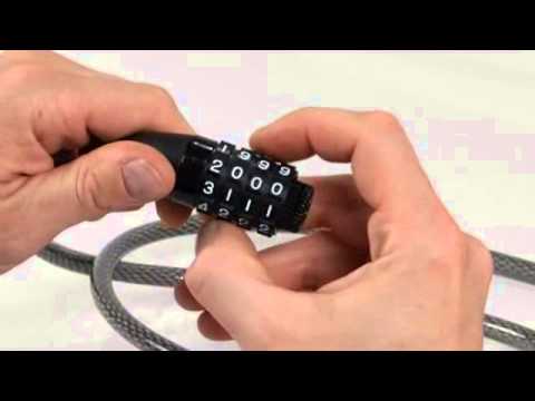 Master Lock 5-Ft. 3/8in. Dia. Cable with Lock - Model# 8119DPF