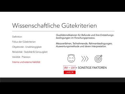 Wissenschaftliche Gütekriterien (Statistical Thinking)