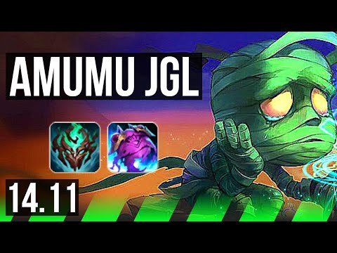 AMUMU vs TALIYAH (JGL) | 66% winrate, 7/2/9 | BR Diamond | 14.11
