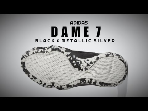 ADIDAS Dame 7 — BLACK METALLIC SILVER