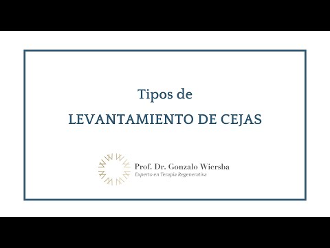 Tipos de levantamiento de cejas - Terapia Regenerativa